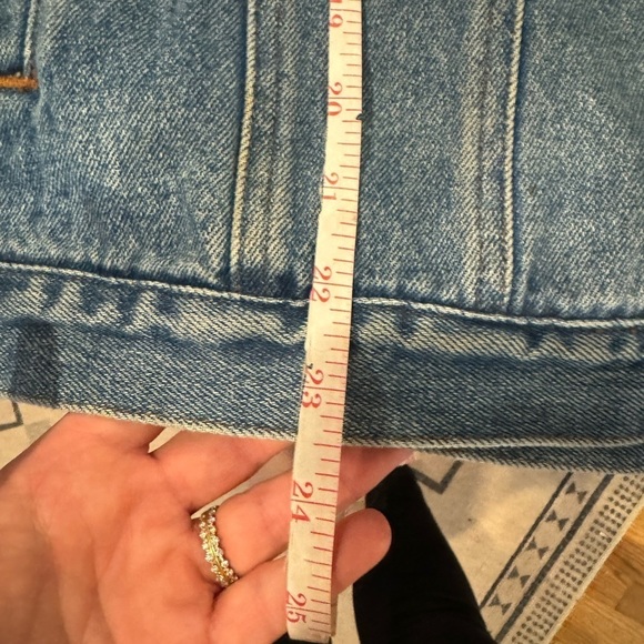 VINTAGE Arizona Jean Jacket Oversized Medium Wash Size Large - Picture 10 of 10